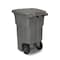 Toter 64 Gal. Graystone Document Trash Can with Wheels and Lid Lock CDA64 - alternate 6
